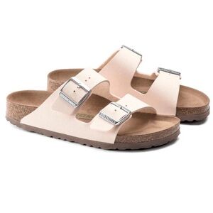 Pink Vegan Birkenstock Arizona Sandals